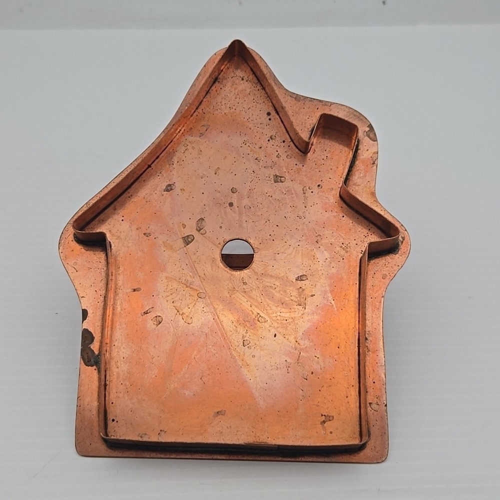Large Copper Martha By Mail‎ 'LITTLE HOUSE' Martha Stewart Cookie Cutter HTF
